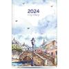 Ημερολόγιο ημερήσιο The Writing Fields City Views 17x24cm 2024 σε διάφορα χρώματα (1 τεμάχιο)